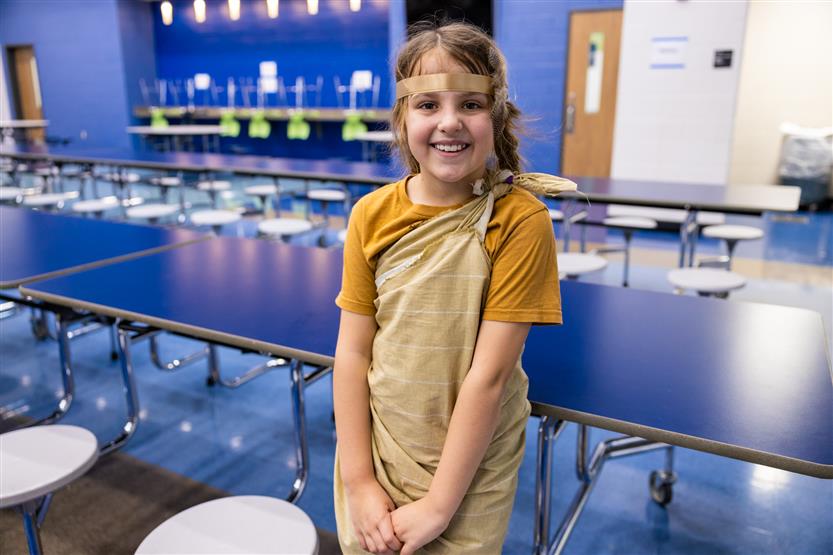 Mill Creek Elementary students create a wax museum